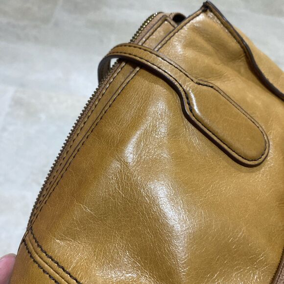 Hobo Shoulder Purse Friar Brown Distress Leather Sophisticated office - Picture 14 of 16